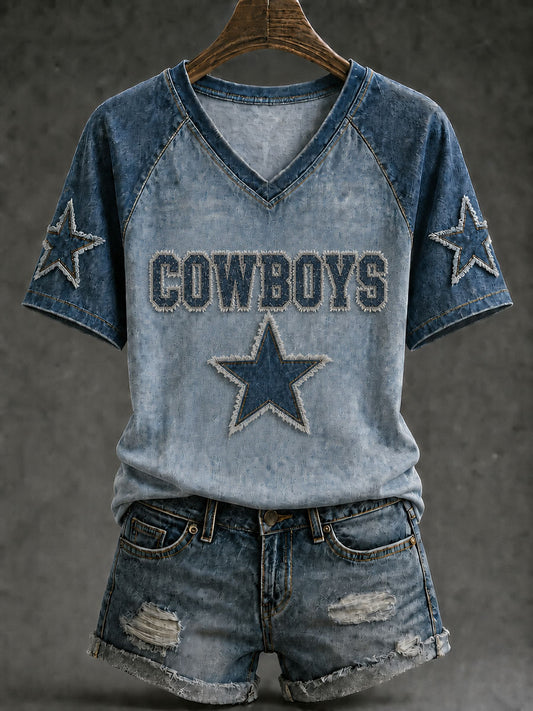 Women's Game Day Football Casual T-Shirt