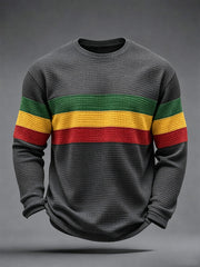Men's Reggae Inspired Waffle Top