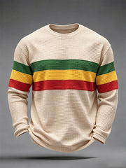 Men's Reggae Inspired Waffle Top