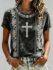Women's short-sleeved T-shirt