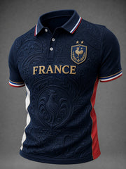 Men's France Football Printed Shirt