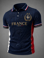 Men's France Football Printed Shirt
