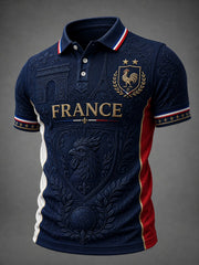 Men's France Football Printed Shirt
