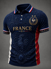 Men's France Football Printed Shirt