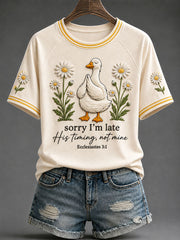 Women's" He Is Timing,Not Mine "Faith Fun Casual T-shirt