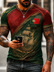 Men's Portugal Printed short sleeves t-shirt