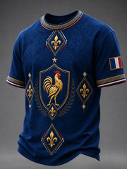 Men's France Lover O-neck Short Sleeve T-shirt