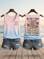 Women's Too Old To Care Club Tank Top