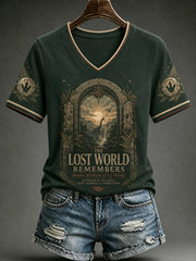 Women's Rip NZ Jurassic Legend Printed Short Sleeve T-shirt