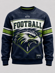 Men's Football Gameday Gift For Football Fans Crew Neck Sweatshirt