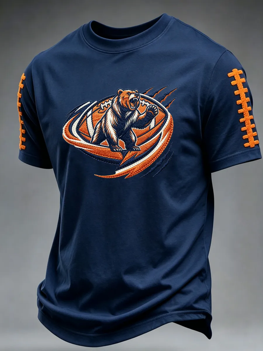 Men's Football Gameday Gift For Football Fans short sleeves t-shirt