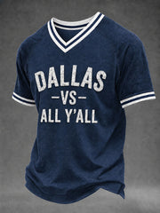 Men's Game Day Football Print Casual T-Shirt