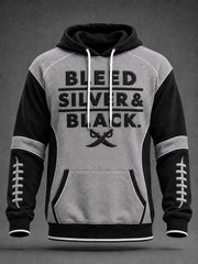 Men's Las Vegas Football Fan Print Hoodie with Pocket