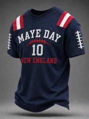 Men's Football Gameday Gift For Football Fans Casual Tee