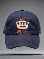 Unisex Chicago Football Lover Bear Art Printed Hat