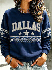 Women's Football Gameday Gift For Football Fans Casual Sweatshirt