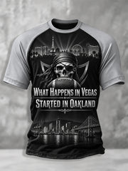 Men's Football Fan Print Short Sleeve T-shirt