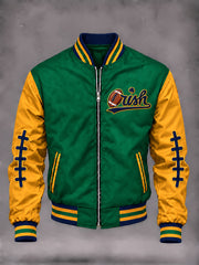 Women's Game Day Football Printed Casual Jacket