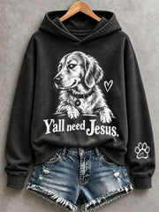 Women's Y'all Need Jesus Hoodie
