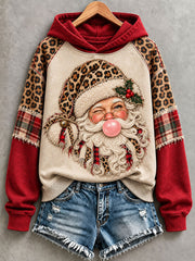 Women's Funny Santa Hoodie