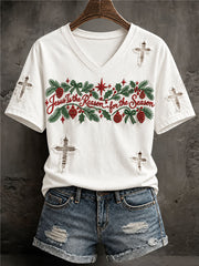 Women's Jesus Is the Reason for the Season, Christmas Gift for Christian T-shirt