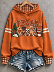 Women's Football Game Day Casual Hoodie