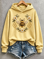 Women’s Bee and Floral Hoodie