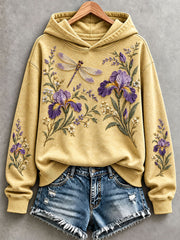 Women’s Dragonfly and Iris Hoodie