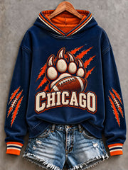 Women's Football Gameday Gift For Football Fans Regular Hoodie