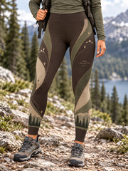 Women's Wilderness Trail Print Hike Lovers Leggings