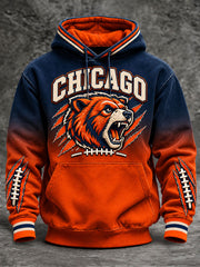 Men's Football Gameday Gift For Football Fans Oversized Drop-Shoulder Hoodie