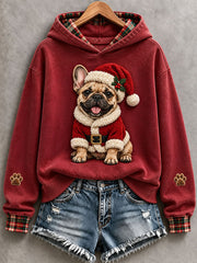 Women's Cute French Bulldog Hoodie
