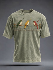 Men's Every Little Thing Is Gonna Be All Right Washed T-Shirt
