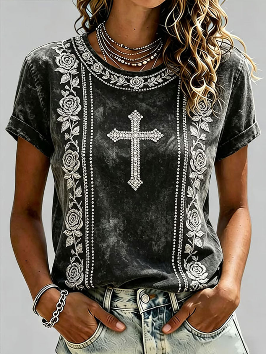 Women's short-sleeved T-shirt