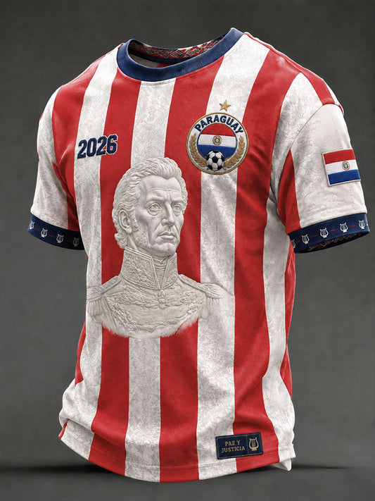 Men's 2026 Paraguay Soccer T-Shirts