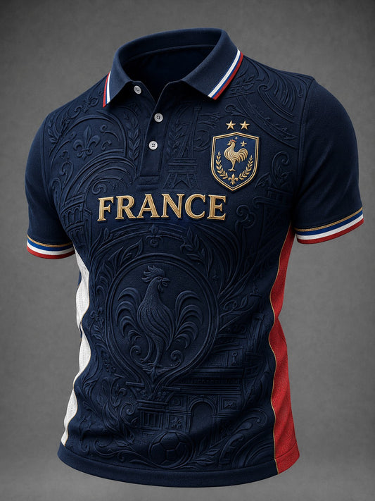 Men's France Football Printed Shirt