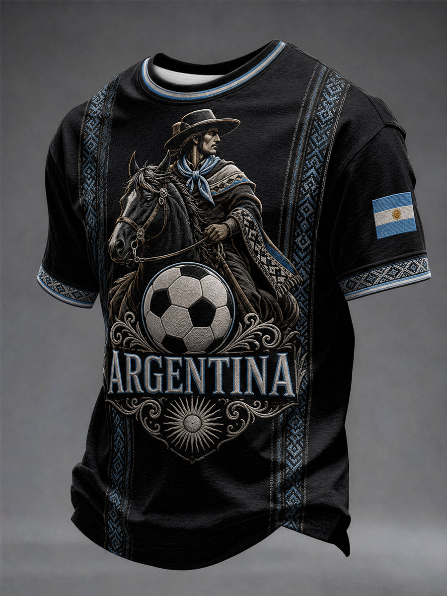 Men's Argentina Football Fan T-Shirt