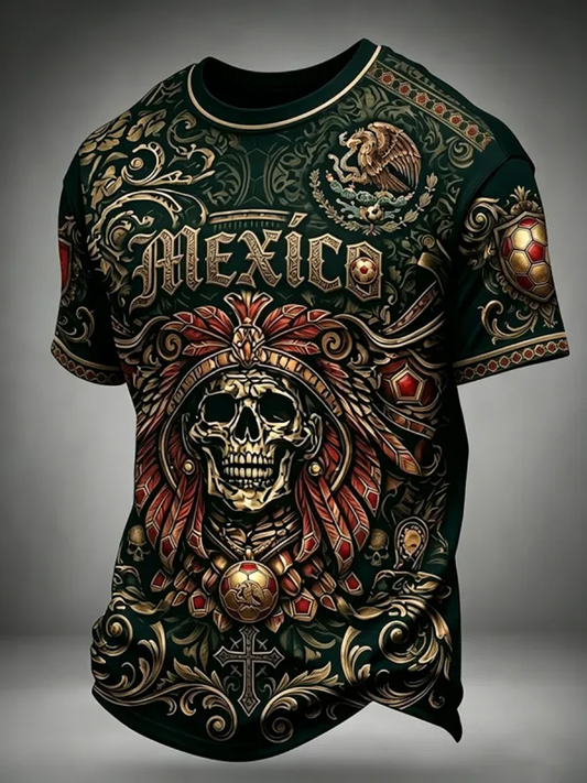 Men's Mexico Printed short sleeves t-shirt