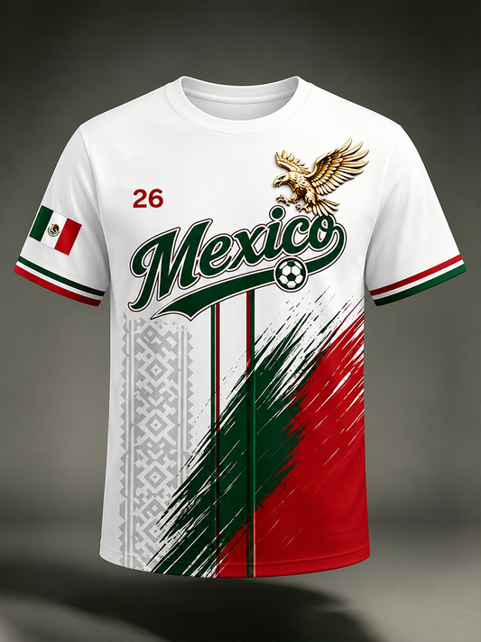 Men's Mexico Printed short sleeves t-shirt