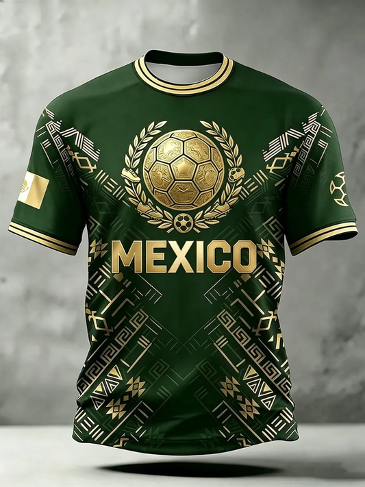 Men's Mexico Printed short sleeves t-shirt