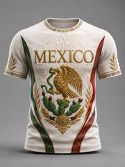 Men's Mexican Pride Printed Casual Tee