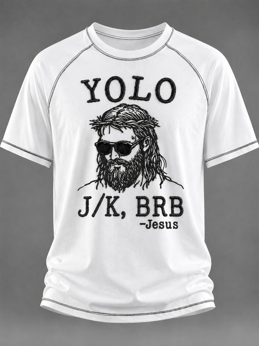 Men's Faith Printed Casual short sleeves t-shirt