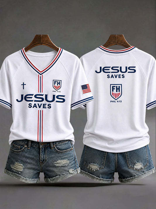 Women's Christian V-neck T-shirts