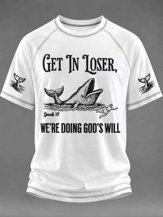 Men's Faith Printed Casual short sleeves t-shirt