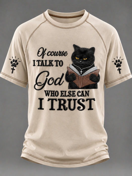Men's Faith Printed Casual short sleeves t-shirt