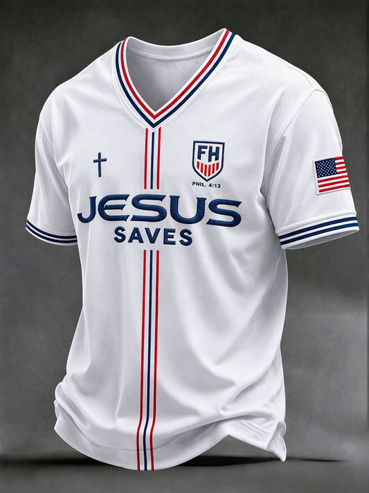 Men's Christian V-Neck T-Shirts