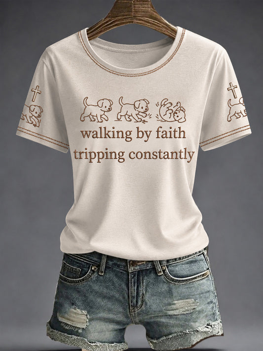 Women's Faith Printed T-shirt