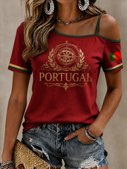 Women's Portugal Printed T-shirt