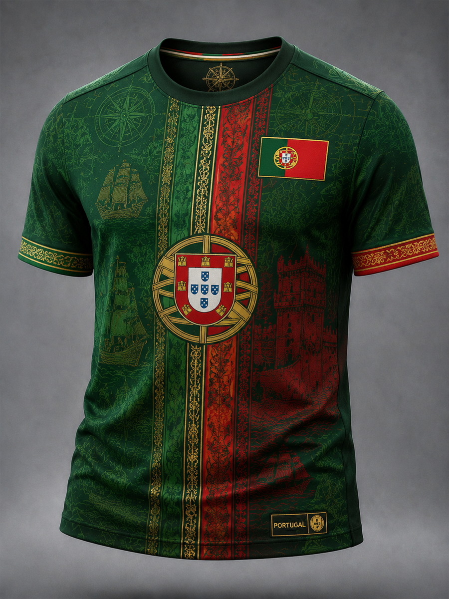 Men's Portugal Printed short sleeves t-shirt