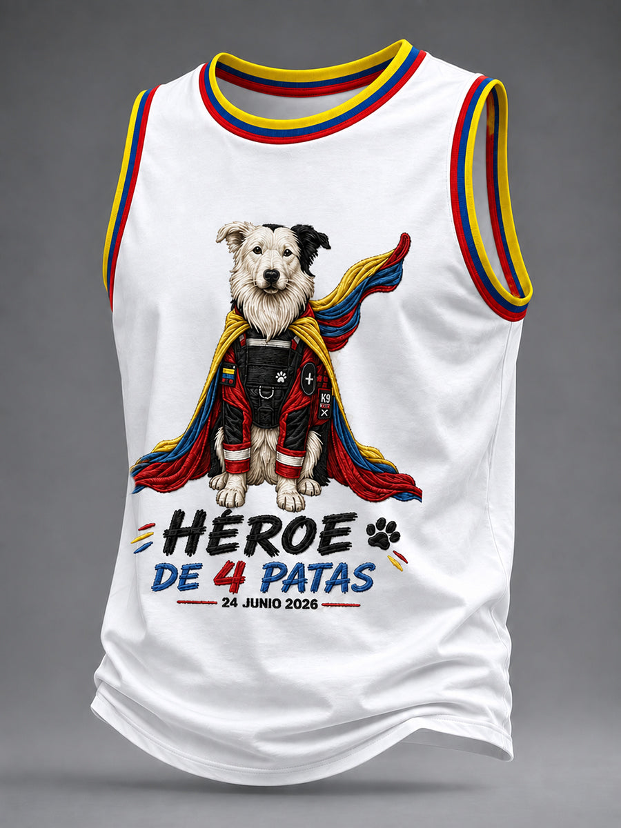 Men's Venezuela Hero Dog Tsunami Patriotic Dog Lover vests